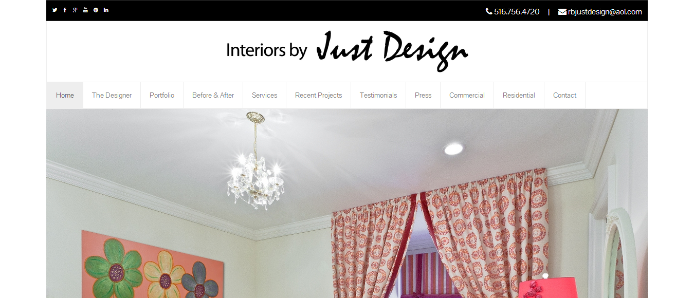 Interior Designer website